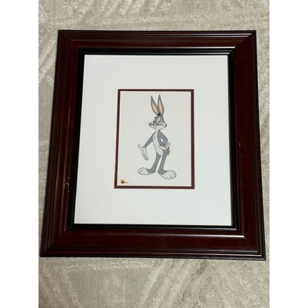 2004 Warner Bros Bugs Bunny II Limited Edition Sericel Animation Cel 8" x 6"